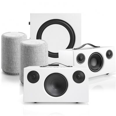 Audio Pro Multiroompaket XL, vitgrå