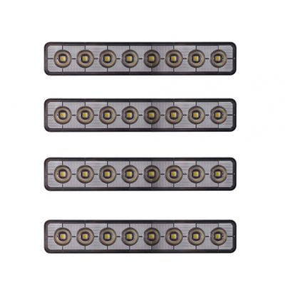 4-pakkaus NIZLED B48RF, kulmikas 24,2 cm taka-/työvalot, 48W, työvalopaketti