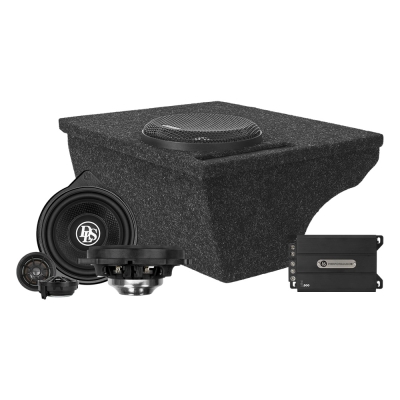 DLS Cruise äänipaketti BMW i4:lle, bassopaketti ja kaiuttimet