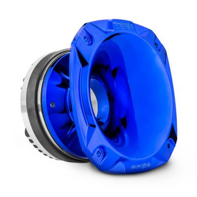 DS18 PRO-DKH1FSC, äänekäs 2 tuuman fenolivaihtoehto ohuella punaisella/sinisellä torvella