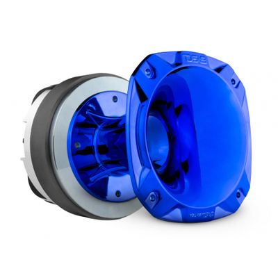 DS18 PRO-DKH2FC, hullun 2 tuuman fenolivahvistin punaisella/sinisellä torvella