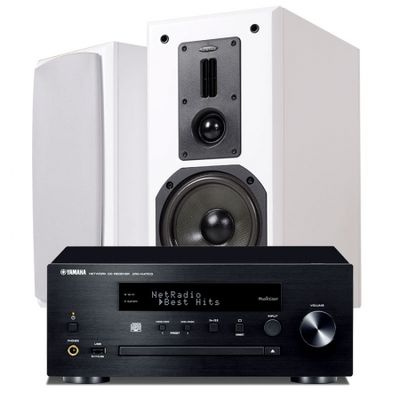 Dynavoice Definition DM-6 med Yamaha CRXN-470D