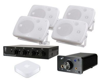 Veres Audio 244WIT, högtalarväxel & Dayton Audio förstärkare + Advance Acoustics WTX alt. Airport express
