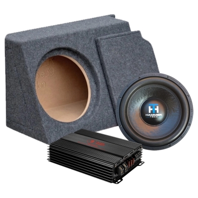 Bassopaketti Hammer Tech LCW12V2:lla BMW E39 Sedan 94-04