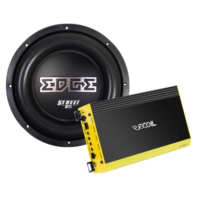 EDGE EDP122SPL-E3 Recoil RL1600.1:n kanssa, 1x12