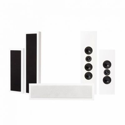 DLS Flatbox XXL v2 On-Wall 5.0 kaiutinpaketti, valkoinen