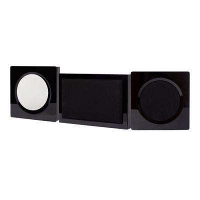 DLS Flatbox D-One & Flatsub 8.2 2.1 kaiutinpaketti, pianomusta