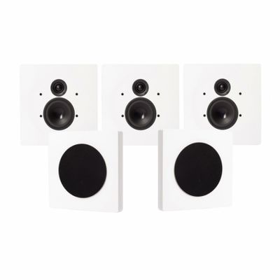 DLS Flatbox D-One On-Wall 5.0 kaiutinpaketti, valkoinen