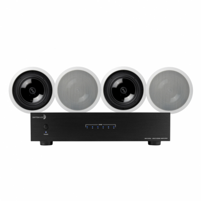 Dayton Audio MA1240 & 2 paria Magnat ICP82 upotettavia kaiuttimia