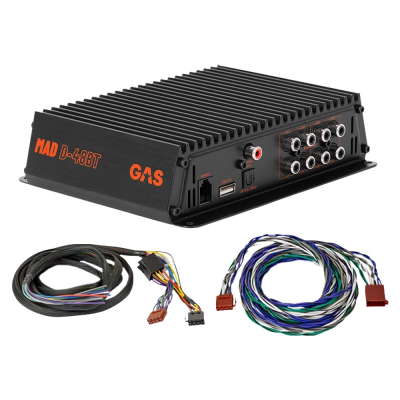 GAS MAD D-48BT, 8-kanavainen ääniprosessori/DSP autoihin, ISO/universal