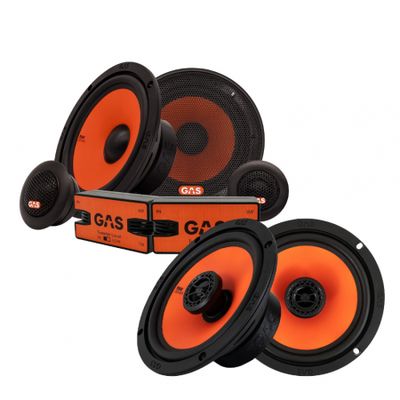 GAS MAD K2/X2, mahtavat etu- ja takakaiuttimet