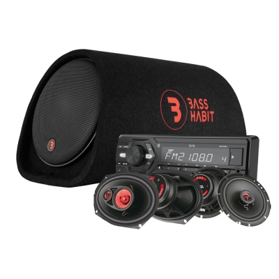 GAS MAD M100-BT kokonaispaketti P8A-bassokotelolla