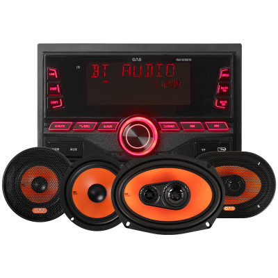 GAS MAD M230-BTN MAD K2/X2-kaiuttimilla, autostereopaketti