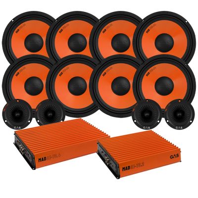 GAS MAD PM1-84 & MAD PT1-254 SPL-paketti kahdella vaiheella, suuri