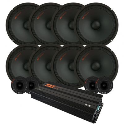 8-pakkaus GAS MAD PM2-104 PT1-254 SPL-paketti askelilla, suuri