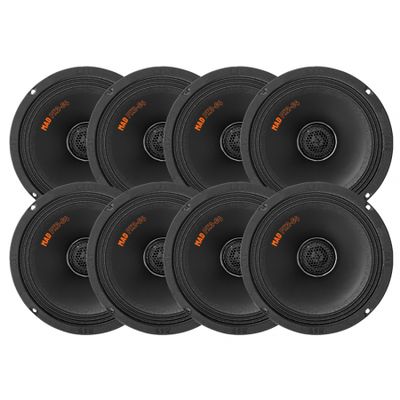 8-pakkaus GAS MAD PX2-64, mahtava 6.5 tuuman koaksiaalikaiutin