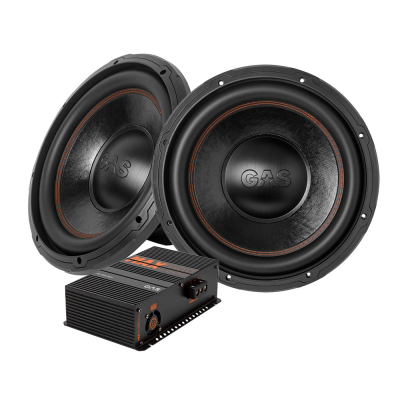 GAS MAD S3-12D2 & MAX PA1-1500.1DZ2, bassopaketti