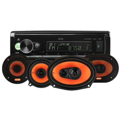 GAS MAX M150-BDX & GAS MAD X2-kaiuttimet, autostereopaketti