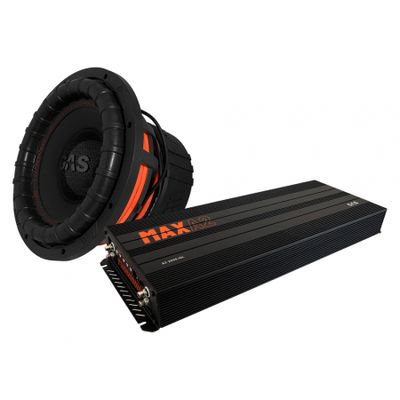 GAS MAX S2-12D2 & MAX A2-2500.1DL, bassopaketti