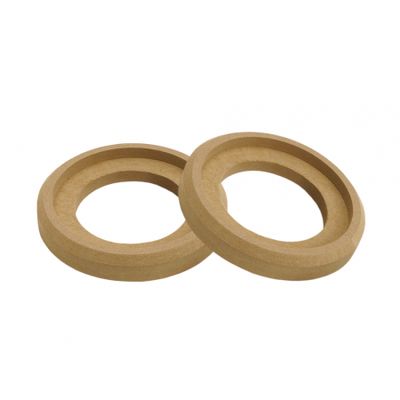2-pack upotettu MDF-renkaat diskanteille, 72 mm