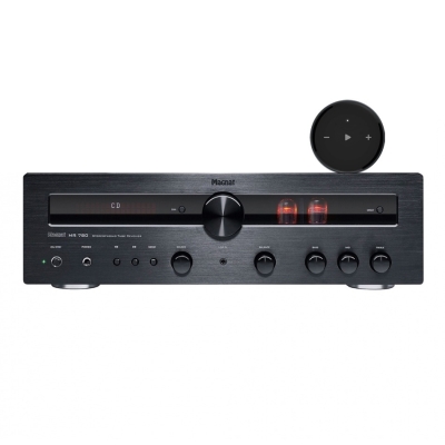 Magnat MR780 stereovahvistin Wiim Mini -verkkosoittimella