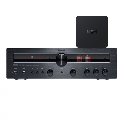 Magnat MR780 stereovahvistin Wiim Pro -verkkovirtalähteellä