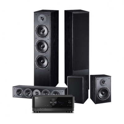 Magnat Monitor S70 5.0 kotiteatteripaketti Yamaha RX-V6A:n kanssa