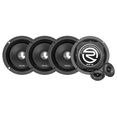 4-pack Recoil MS8-4P RLT250:n kanssa, SPL-paketti
