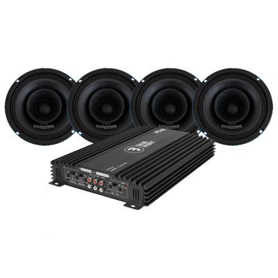 4-pack Hammer Tech Omni Class OCF165 & Play Power 65.4 SPL-paket, medium