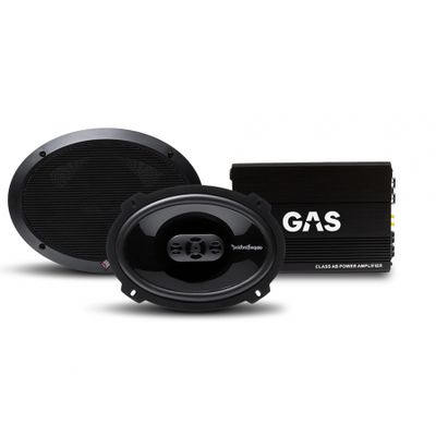 Rockford Fosgate Punch 6x9tuuma & GAS PRO POWER 80.2, hatthyllepaketti