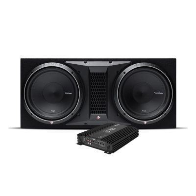 Rockford Fosgate P2-2X12 & Bass Habit Play Power 1000.1 (gen. 2), bassopaketti
