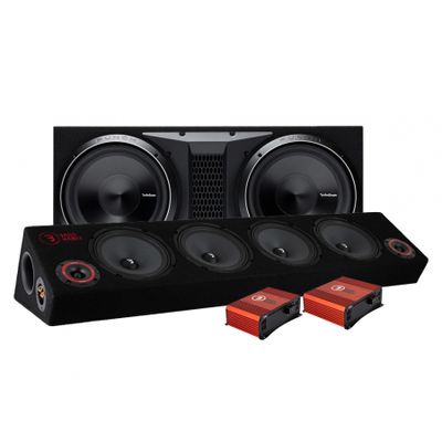 Rockford Fosgate P3-2X12 raggarpaketti Play SPL84:llä