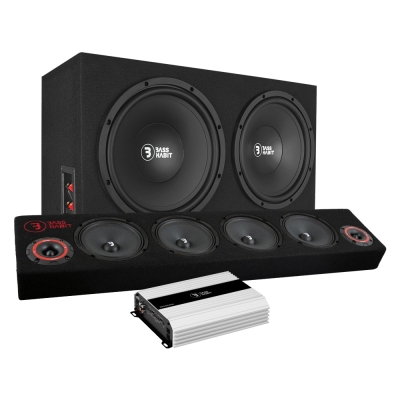 Bass Habit raggauspaketti, jossa PL212, SPL64 ja SP5504FR