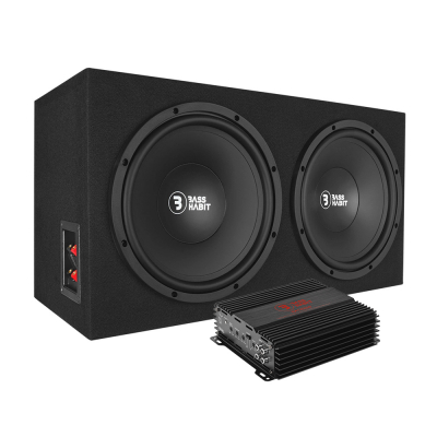 Bass Habit Play PL212 & Rebel RA1200W, edullinen bassopaketti