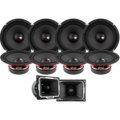 8-pack DS18 PRO-X8.4M PRO-TWX5:llä, SPL-paketti suuri