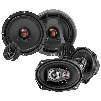 Bass Habit Rebel, etu- ja takakaiuttimet