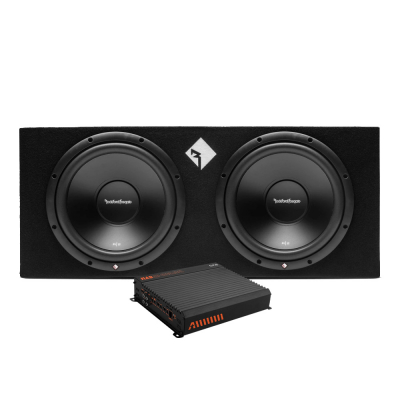 Rockford Fosgate R2-2X12 & MAD A2-1200.1DFL, bassopaketti