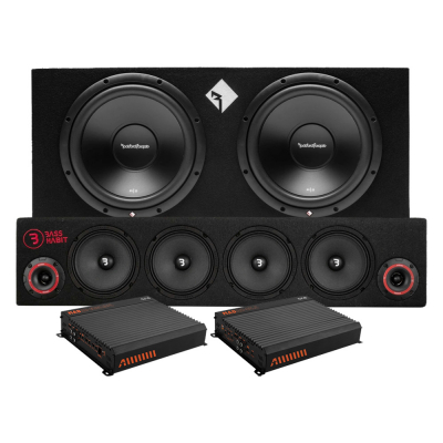 Rockford Fosgate R2-2X12 SPL64:llä, raggarpaketti