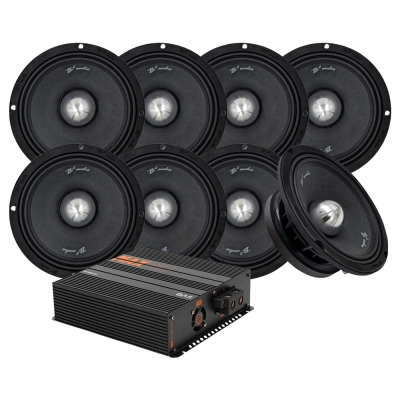 8-pack B2 RAGE8PV3 MAX PA1-1500.2DZ1:n kanssa, SPL-paketti