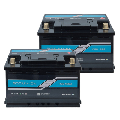 Akkupaketti, 2 kpl CustomElectro RSS v2 12-60 Sodium-Ion