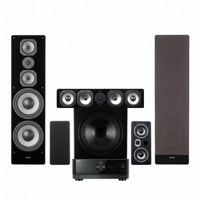 Yamaha RX-V6A & Dynavoice Challenger M-105 5.1 kotiteatteripaketti, musta