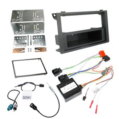 Installationskit 1/2-DIN till Saab 9-3 NG 2007-2015 (Premium 70-ljudpaket)