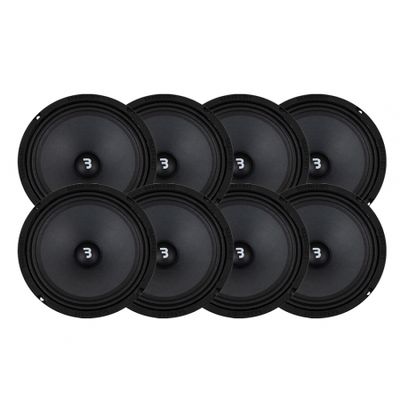 8-pack Bass Habit Play SP200M, 8 tuuman midbassoa