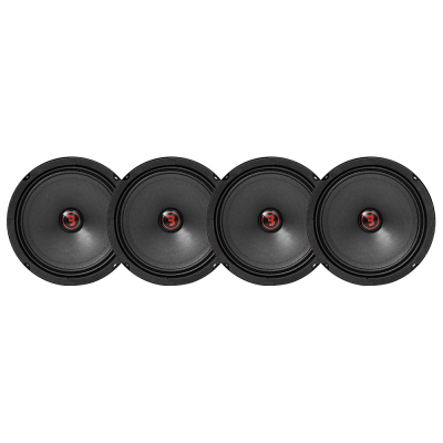 4-pakkaus Bass Habit Rebel SR165M, 6,5 tuuman keski-bassot