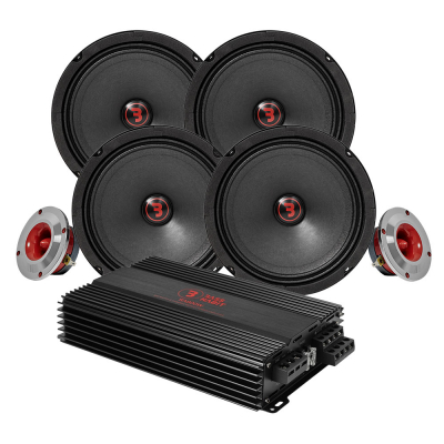 Bass Habit Rebel SR165M SR25T:llä & RA800W:llä, SPL-paketti medium