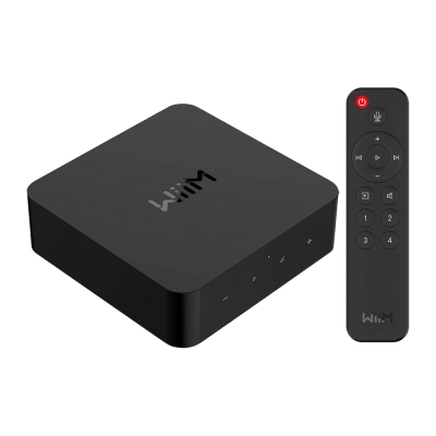 WiiM Pro WiiM Voice Remote -kaukosäätimellä
