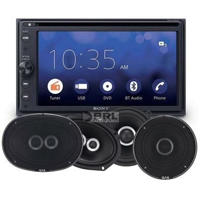 Sony XAV-AX200 & GAS SILVER-högtalare