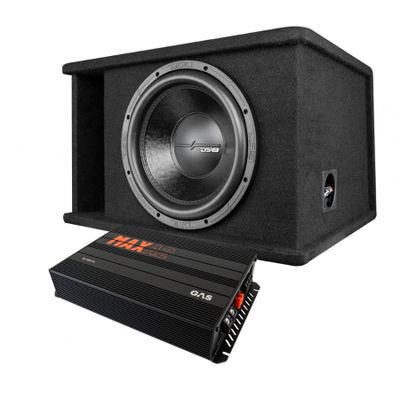 DS18 ZR112LD ja GAS MAX A2-800.1D, bassopaketti