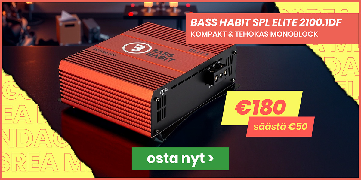 Bass Habit SPL ELITE 2100.1DF, monoblokki