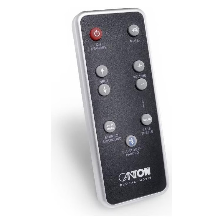 Canton DM 9, ohut soundbar virtuaalisella surroundilla, valkoinen